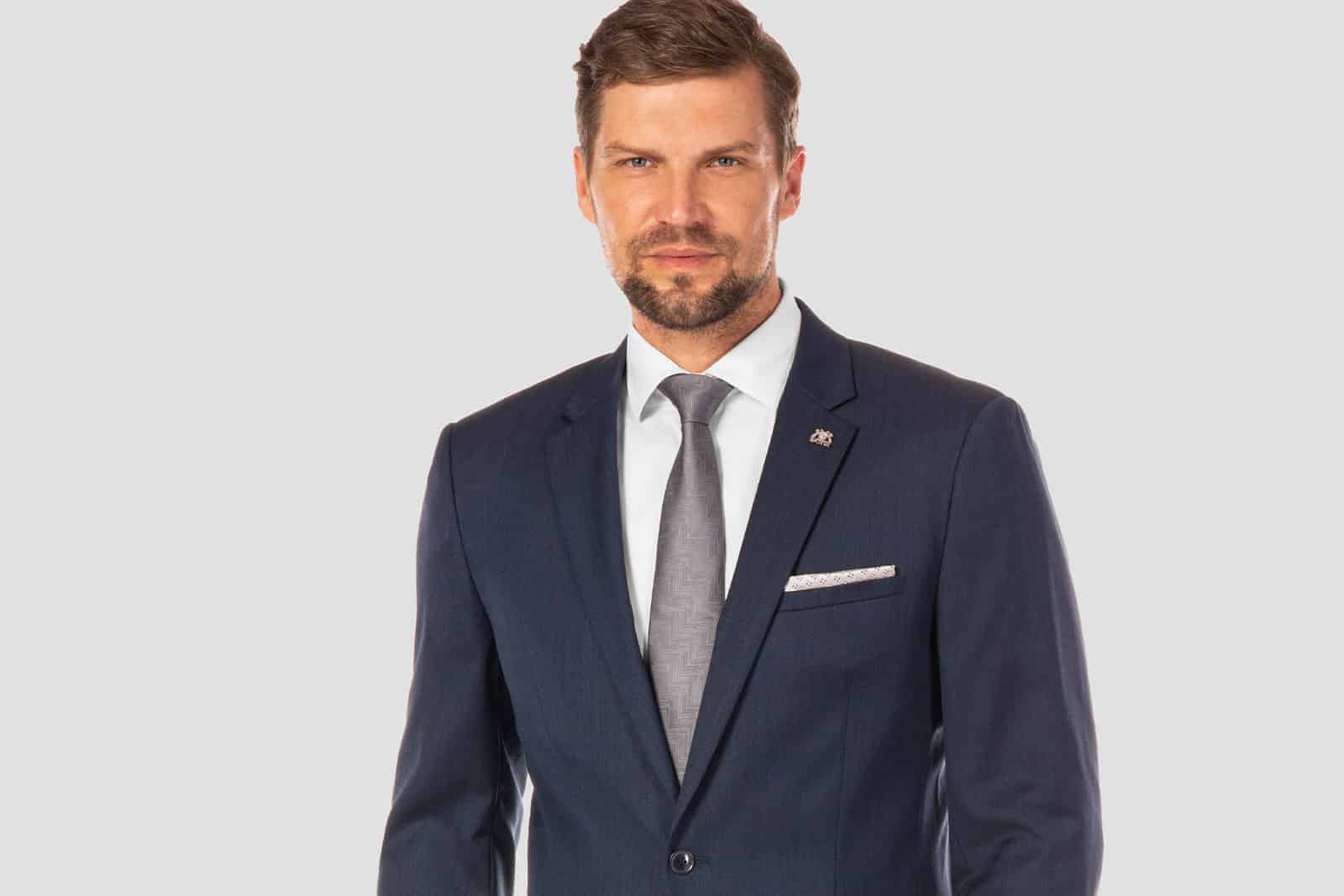Pánský oblek COMFORT FIT Tarago – náhledová fotografie