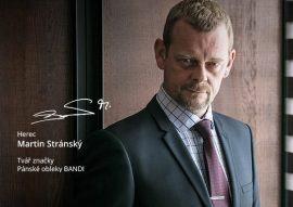 Herec Martin Stránský je oficiální tváří módní značky BANDI