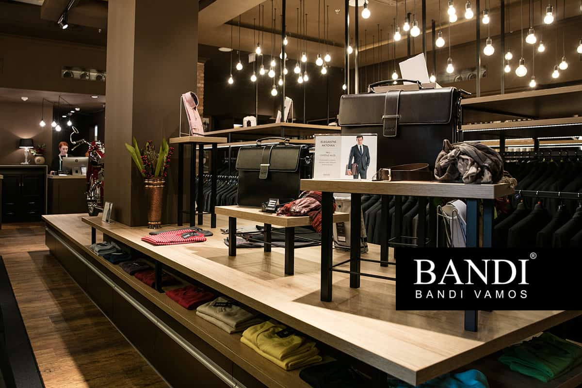Prodejna Pánské obleky BANDI Brno