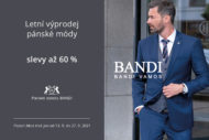 Letní výprodej pánské módy 60 %