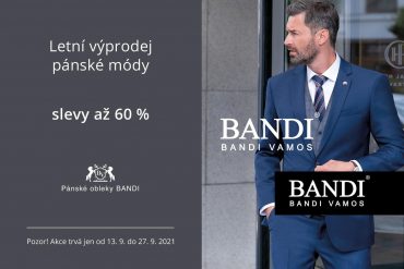 Letní výprodej pánské módy 60 %