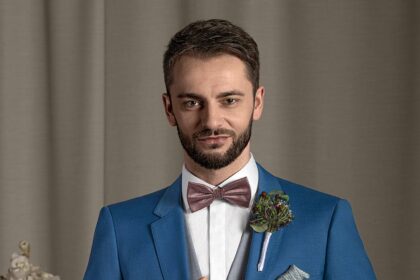 Světle modrý pánský oblek BANDI, Arturo, Slim Fit