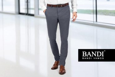 Tmavě šedé bavlněné kalhoty BANDI Benduro