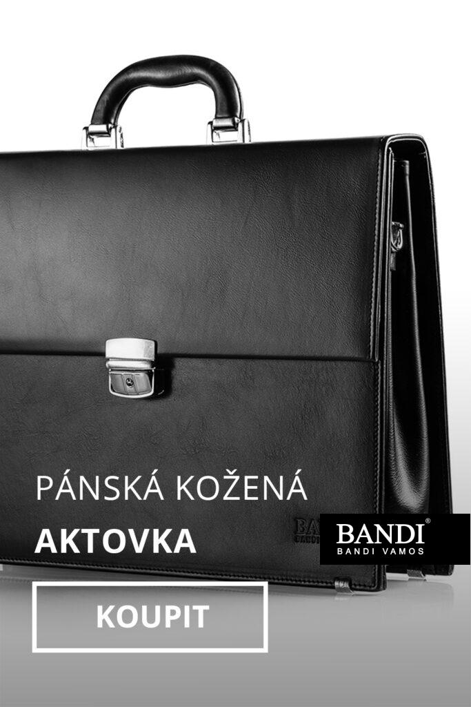 Pánská kožená aktovka BANDI
