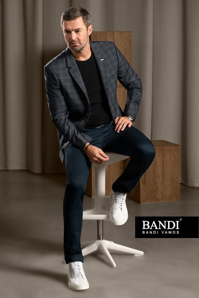 Pánské volnočasové sako BANDI, model Satorio, Antracit