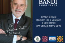 Bandi děkuje složkám IZS a vojákům