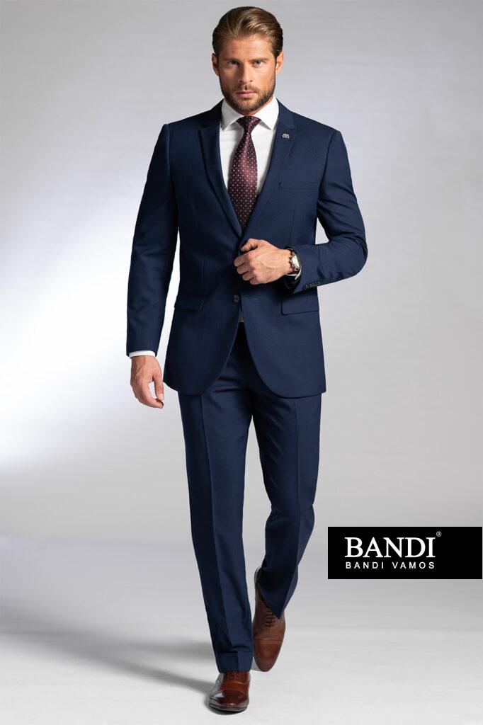 Pánský oblek BANDI, Isideo Marin, Tailored Fit