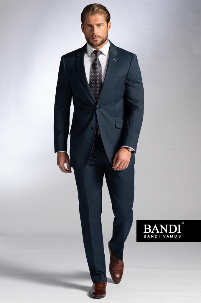 Pánský oblek BANDI Hilberti Marin, Tailored Fit
