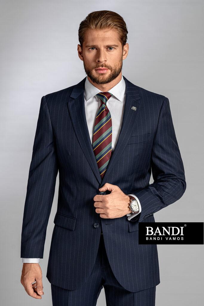 Pánský oblek BANDI Renatio Indaco, Tailored Fit 