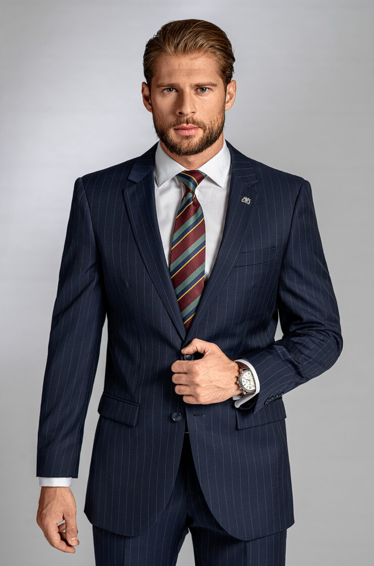 Pánský oblek BANDI Renatio Indaco, Tailored Fit