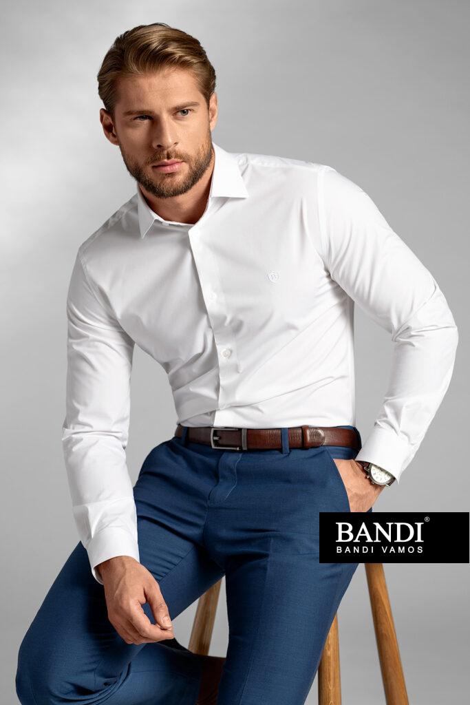 Pánská košile BANDI Terazzo Bianco