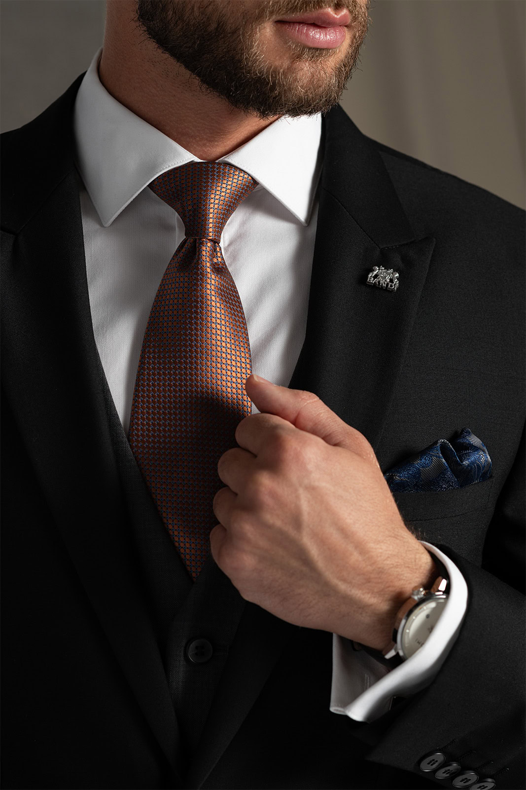 Pánský oblek BANDI Agnello, Tailored Fit