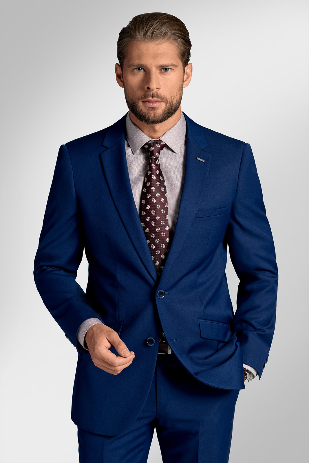 Pánský oblek BANDI Cavalori Indaco skvěle oživí vaše pracovní outfity