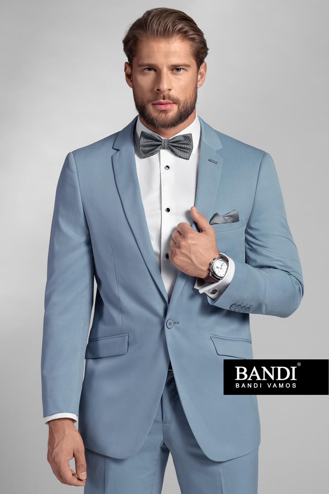 Pánský oblek BANDI Estatio Azzur, Tailored Fit
