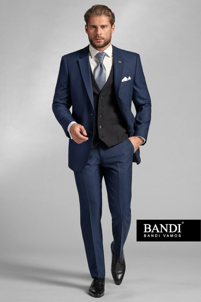 Pánský oblek BANDI Gainte Marin, Tailored Fit