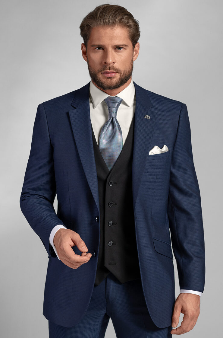 Pánský oblek BANDI Giante Marin, Tailored Fit