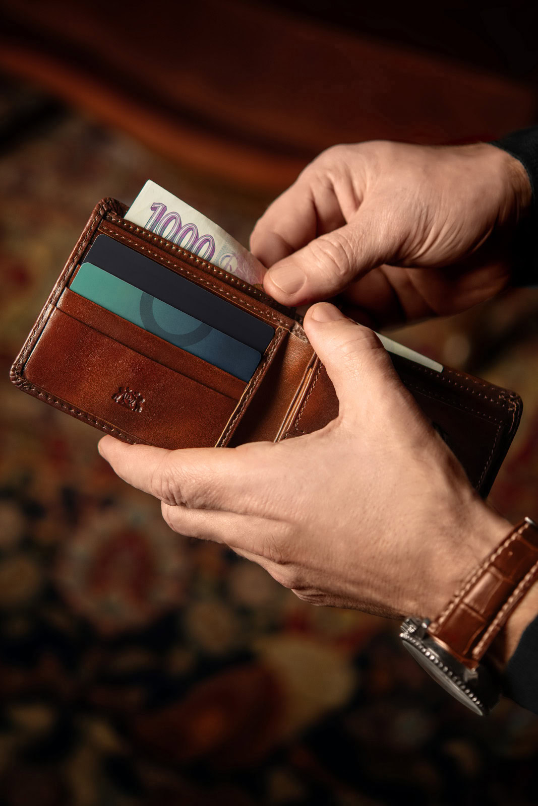 pánská peněženka kožená