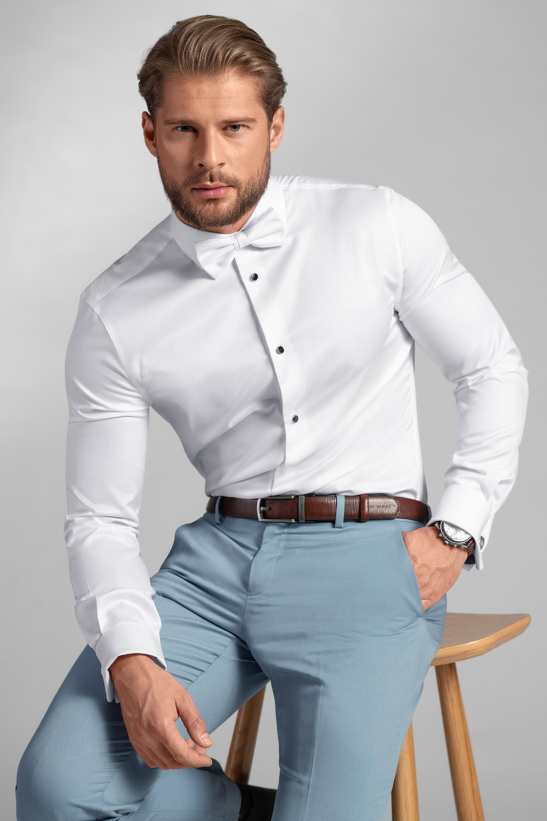 bílá košile pánská