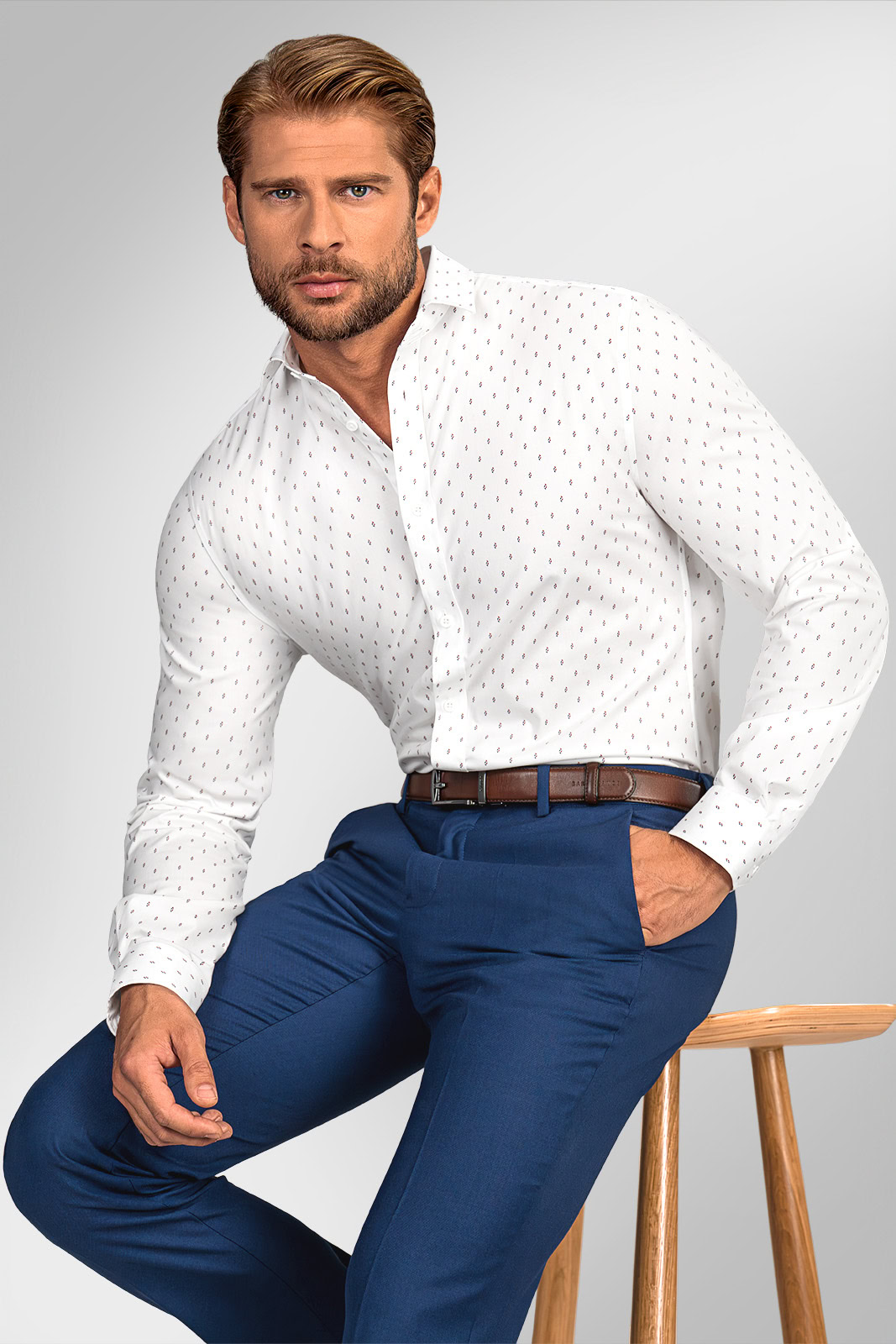 pánská košile se vzorem