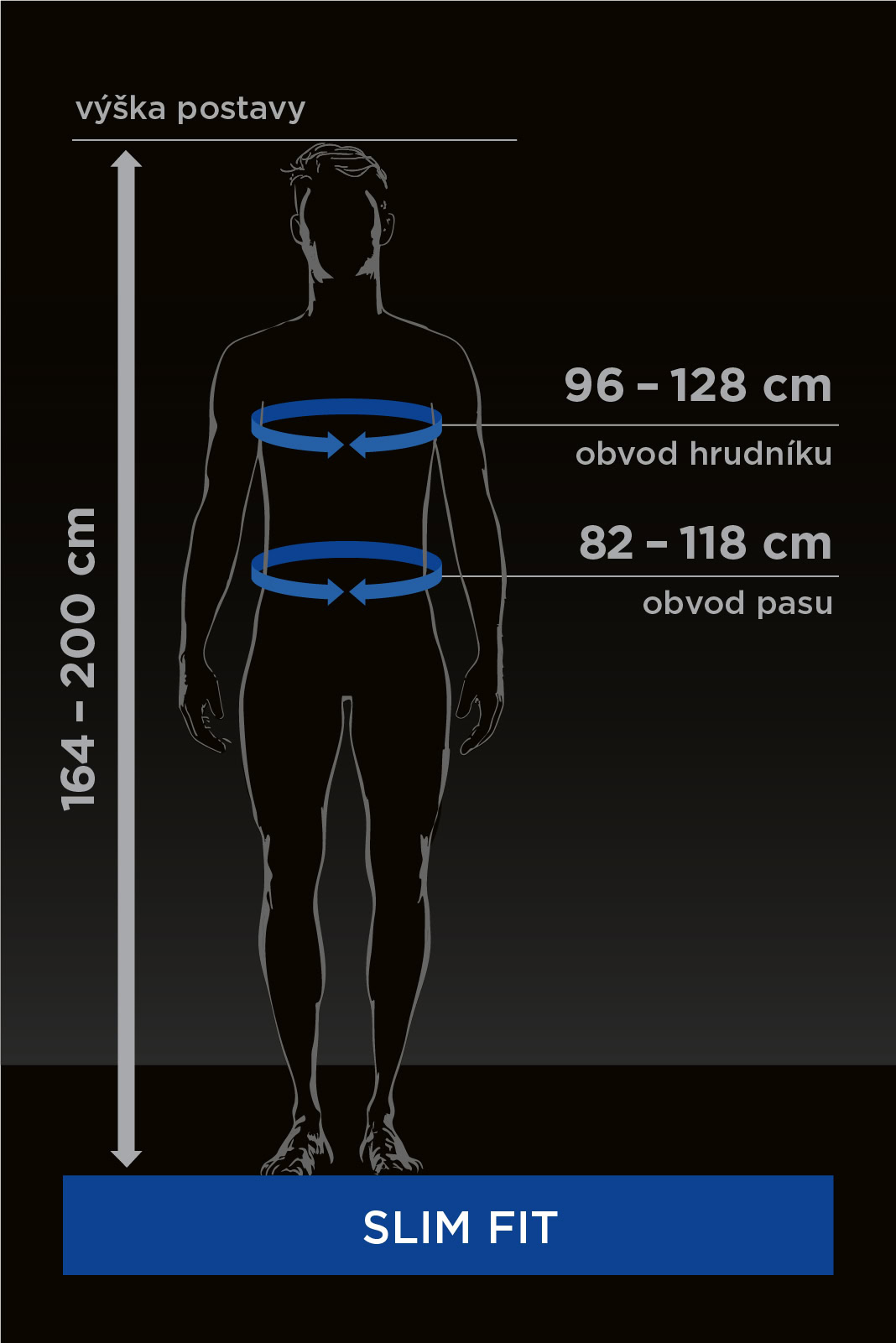 Oblek pro drobné muže